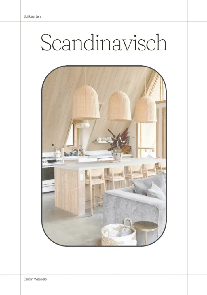 Stijlkaart, interieurstijl. Door Caitlin Wessels